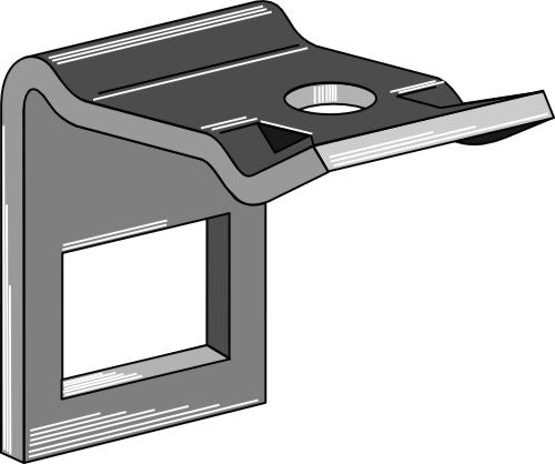 Klemme for tind 60x10