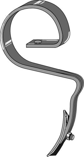 Joustava piikki ja kynnönterä