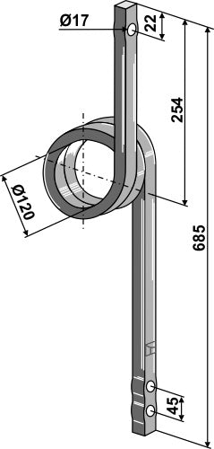 Spårutplånare, vänster modell