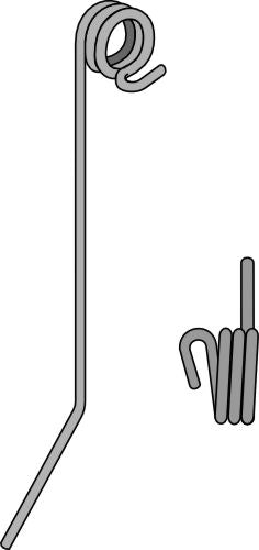 Following tine Ø8mm