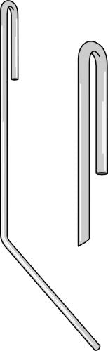 Følgende tind Ø7 mm, venstre