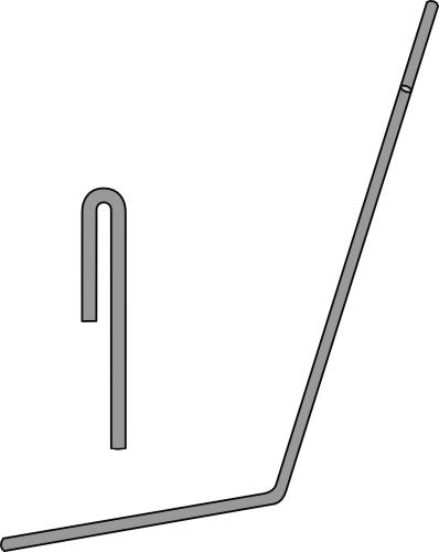 Følgende tind Ø9 mm, høyre