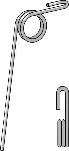 Following tine Ø8mm