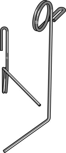 Seuraava piikki Ø8 mm, takana vasemmalla