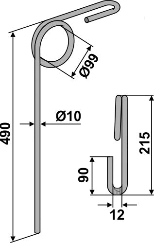 Seuraava piikki Ø10 mm