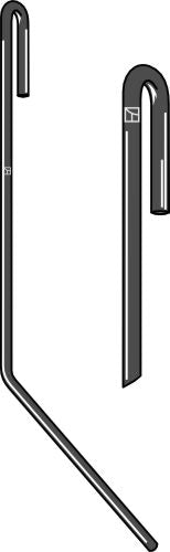 Seuraava piikki Ø9 mm, oikea