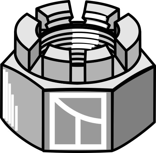 Sexkantig slottmutter M20