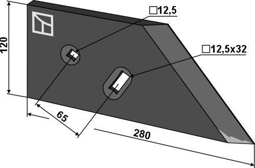 Sideandel - venstre model