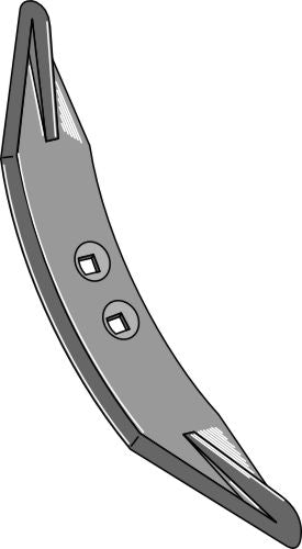 Kultivaattorin terä 395 mm