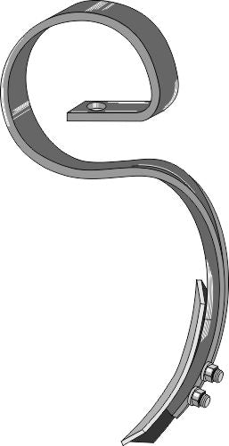 Big harrow tine with share