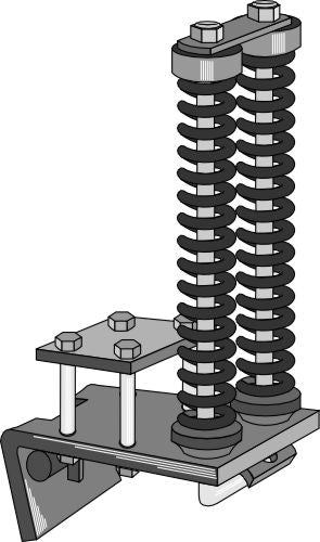 Kultivatorns fjädrande egenskaper