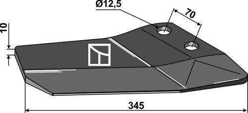 Replacement wing - right