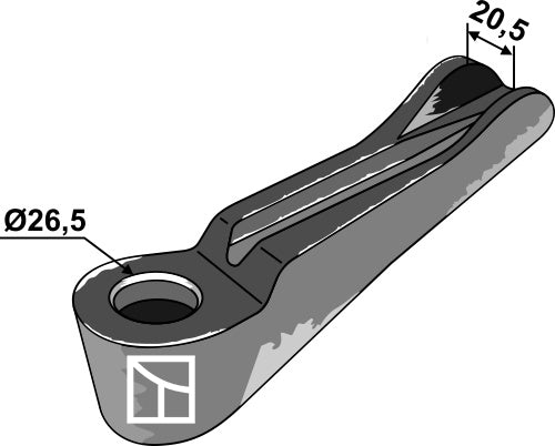 Skaftskydd - vänster