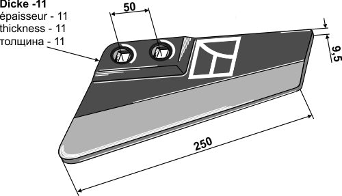 Erstatningsvinger - venstre