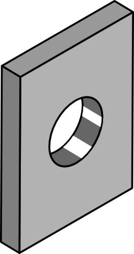 Distansplatta Ø14,2