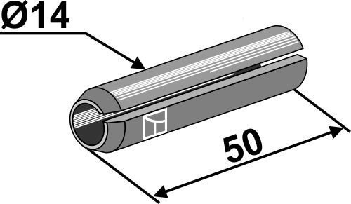 Dowel-stift Ø14x50