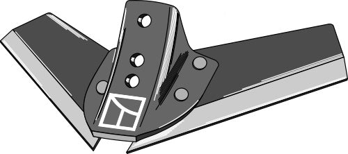 Stubble share 480mm - conventional model