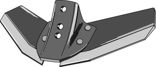 Stubble share 480mm - reinforced model
