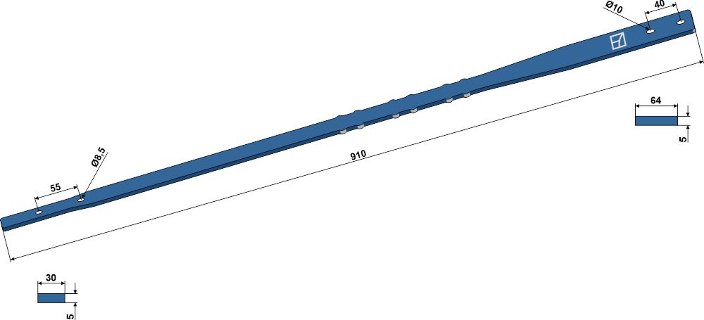 Lehtijousi perävaunulle