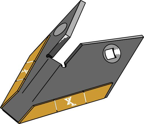 Hi Lift wing - Hard metal