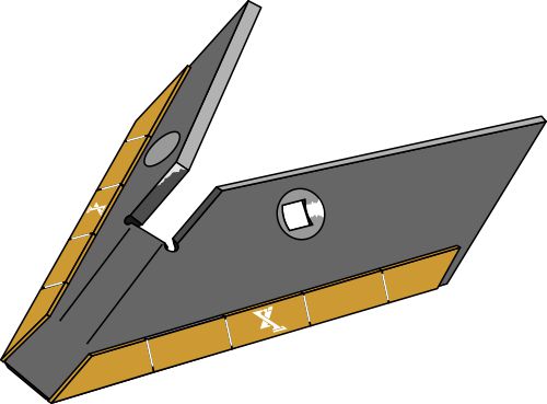 Hi Lift wing - Hard metal