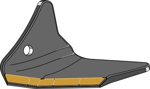 Replacement wing Hard metal - left