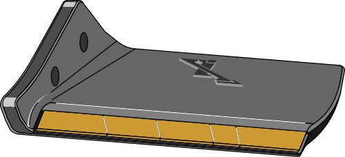 Replacement wing - Hard metal - left