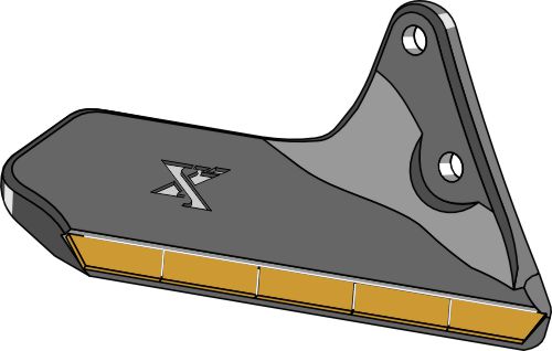 Replacement wing - Hard metal - right