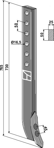 Raivauspiikki ja kynnönterä