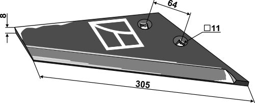 Erstatningsvinger - højre