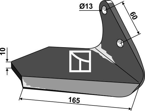 Replacement wing - right