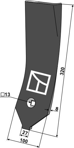 Vägvisningsskylt - höger
