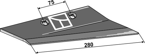 Korvaussiipi sänkirautoihin, oikea