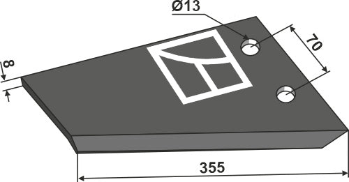 Replacement wing - right