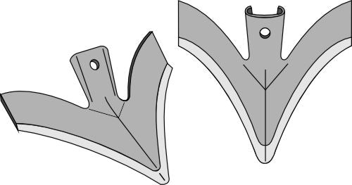 Hurtigt skift af klippede vinger