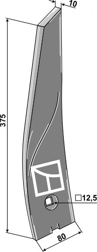 Styrebrett - venstre