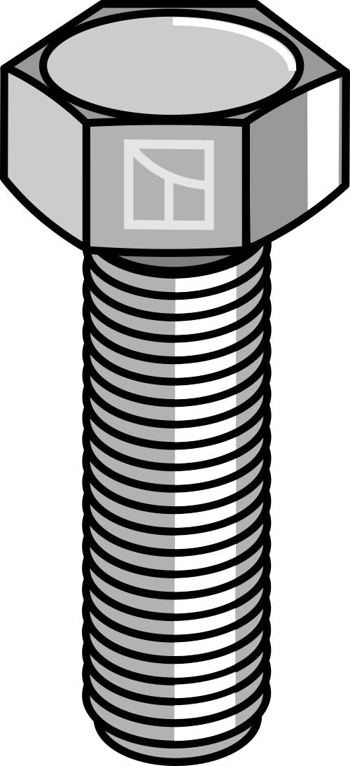 Sekskantbolt M10x1,5x30 uten mutter