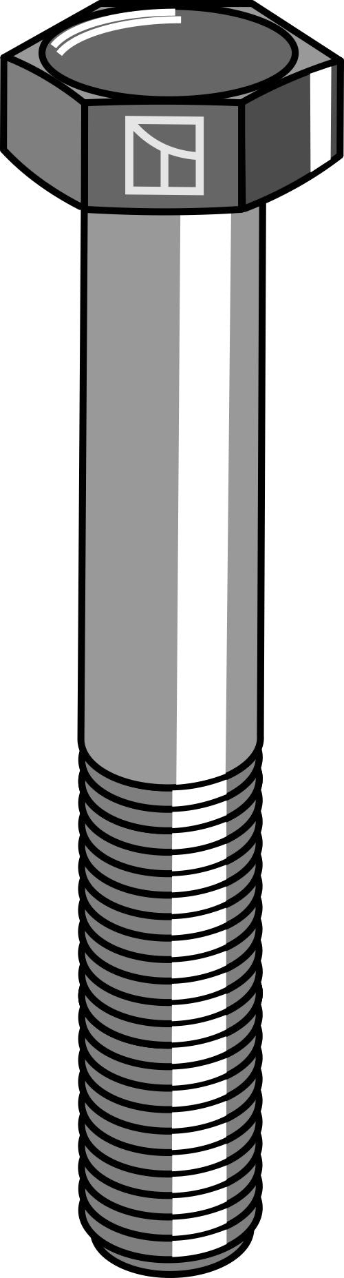 Sexkantskruv M10x1,5x65 utan mutter