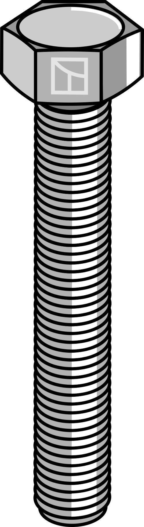 Kuusiokantapultti M10x1,5x70 ilman mutteria