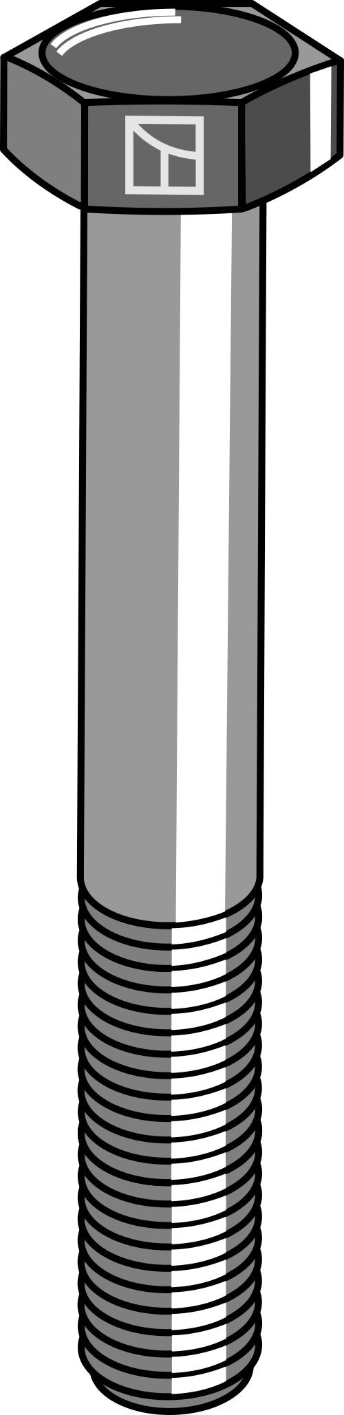 Sekskantbolt M10x1,5x75 uten mutter