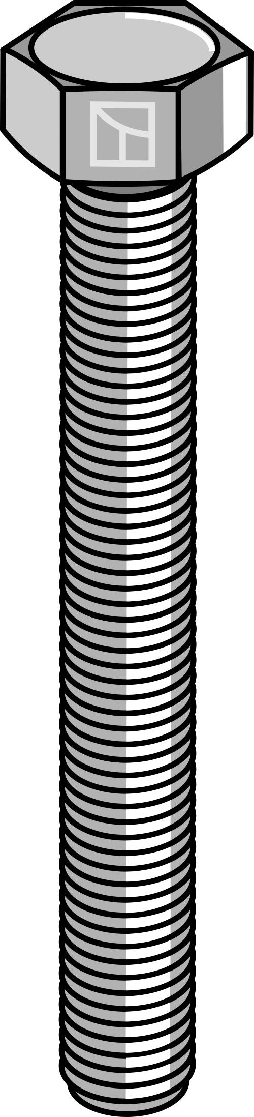 Sekskantbolt M10x1,5x90 uden møtrik