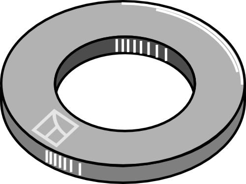 Aluminium washer Ø24x2,5xØ13