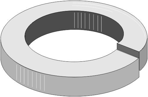 Delad bricka  Ø32x5xØ19