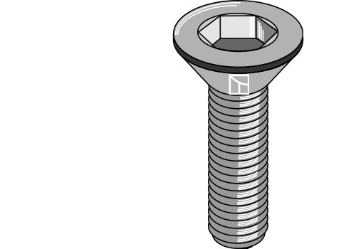 Bolt ISO10642 galvaniseret