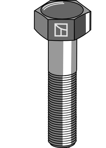 Sekskantbolt M12x1,75x45 uden møtrik