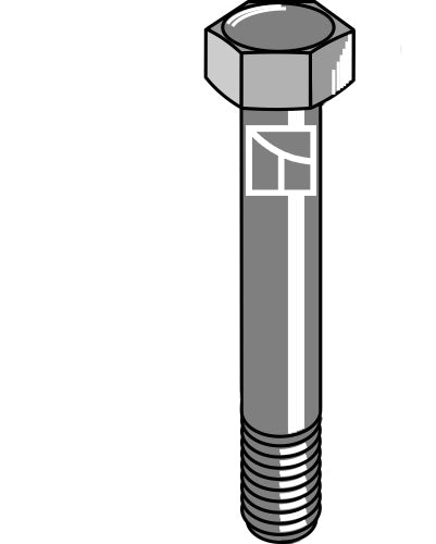 Sikkerhetsbolt M12 uten mutter