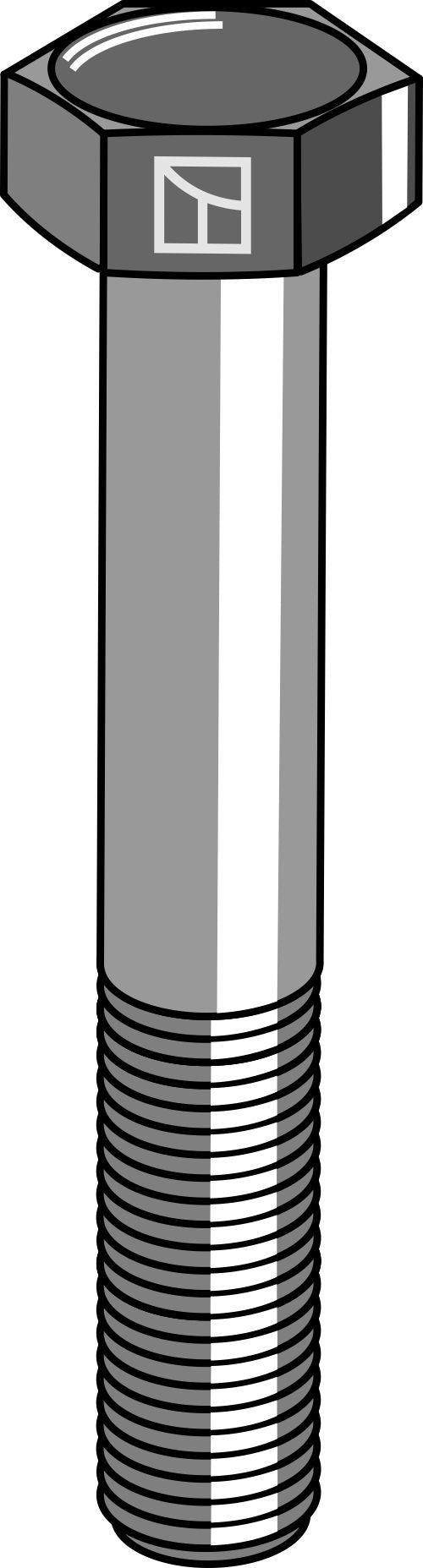 Sekskantbolt M12x1,75x70 uden møtrik