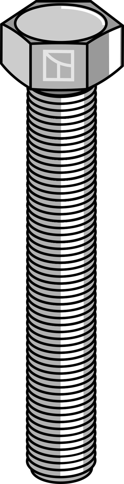 Sekskantbolt M12x1,75x80 uden møtrik