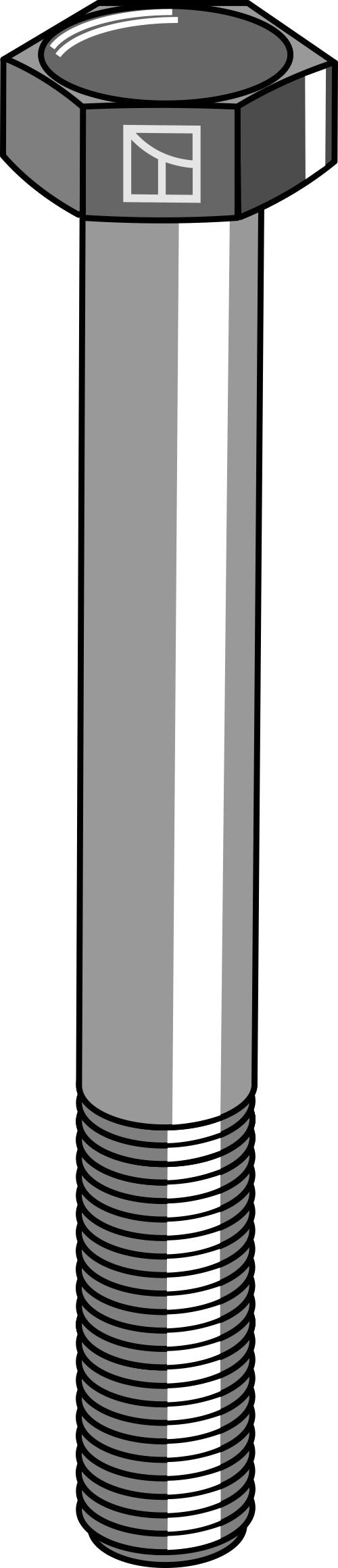 Sekskantbolt M12x1,75x95 uden møtrik