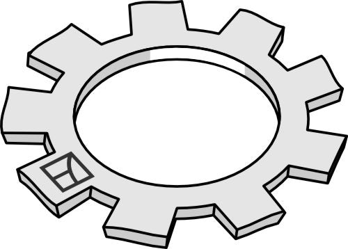 Hammaslevy DIN6797 M12